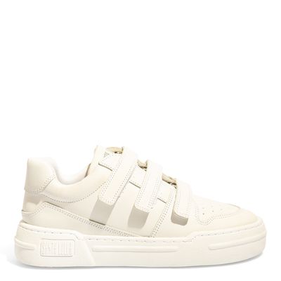 Tênis Couro Flatform Branco