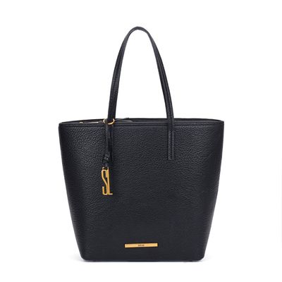 Bolsa Shopper Grande Preta Alça De Ombro