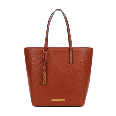Bolsa Shopper Grande Marrom Alça De Ombro
