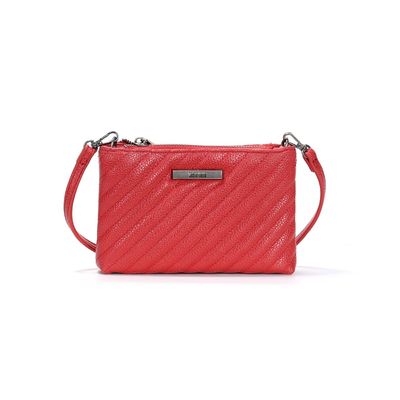 Bolsa Clutch Vermelha Pequena Matelassê Transversal