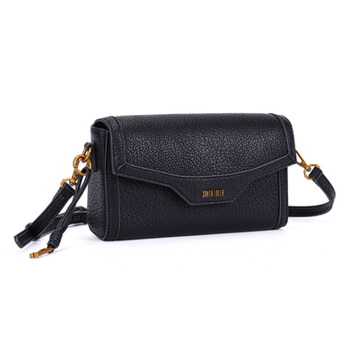Bolsa Preta Tiracolo Quadrada