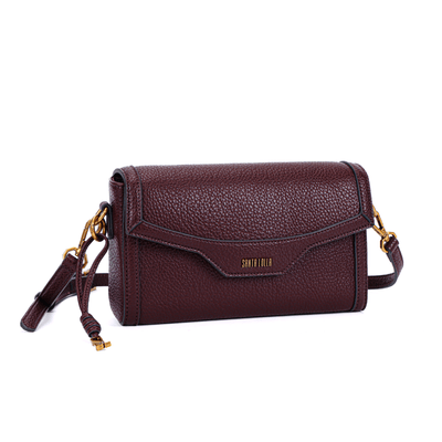 Bolsa Bordô Tiracolo Quadrada
