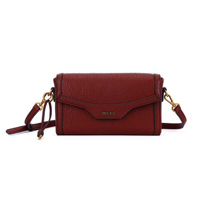 Bolsa Marrom Tiracolo Quadrada