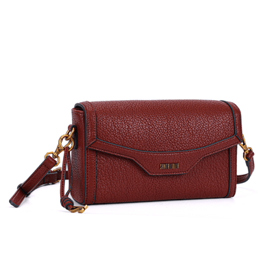 Bolsa Marrom Tiracolo Quadrada
