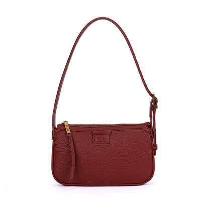 Bolsa Baguete Marrom Alça Fina