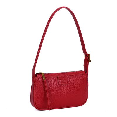Bolsa Baguete Vermelha Alça Fina