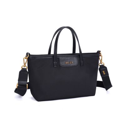 Bolsa Pequena Preta Nylon Alça Gorgurão