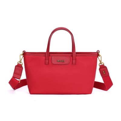 Bolsa Pequena Vermelha Nylon Alça Gorgurão