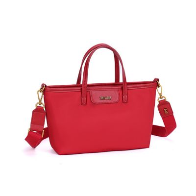 Bolsa Pequena Vermelha Nylon Alça Gorgurão
