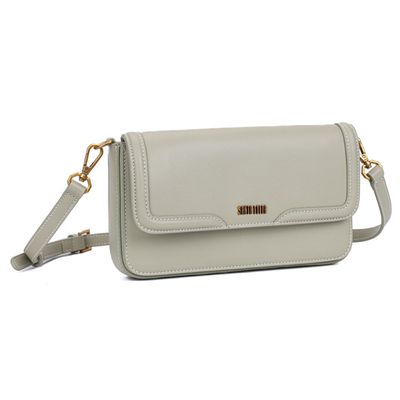 Bolsa Verde Pesponto Pequena Transversal