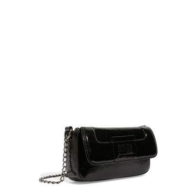 Bolsa couro verniz show preto 2