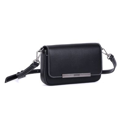 Bolsa Mini Bag Preta Alça Fina Transversal