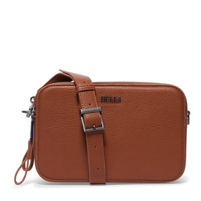 Bolsa Marrom Quadrada Tiracolo Alça Removível