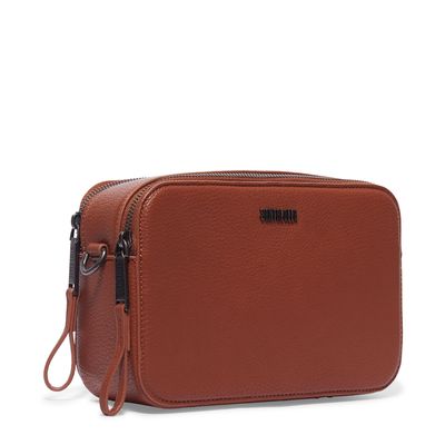Bolsa Marrom Quadrada Tiracolo Alça Removível