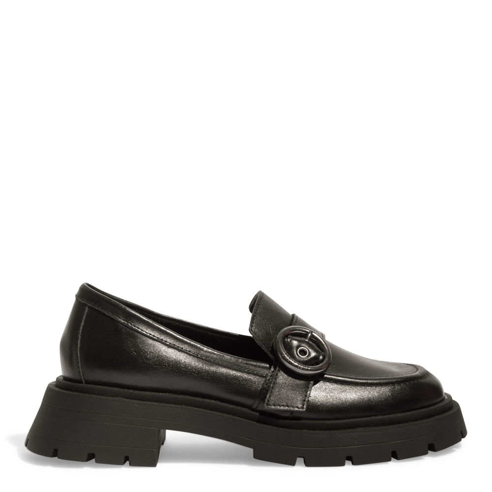 Mocassim Mule Couro Nobre Soft Vermelho Bordô - Santa Lolla
