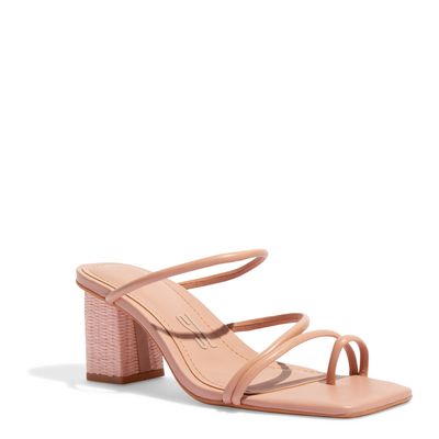 Mule Couro Nobre Soft Rosa