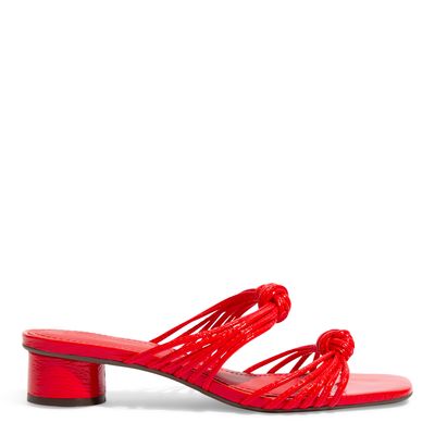 Mule Verniz Anzeli Vermelho Ferrari
