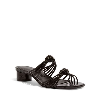Mule Verniz Glossy Preto