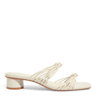 Mule Verniz Glossy Off White