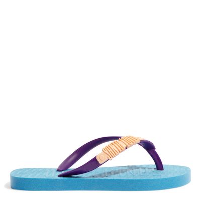 Chinelo Flip Flop Infantil Borracha Azul