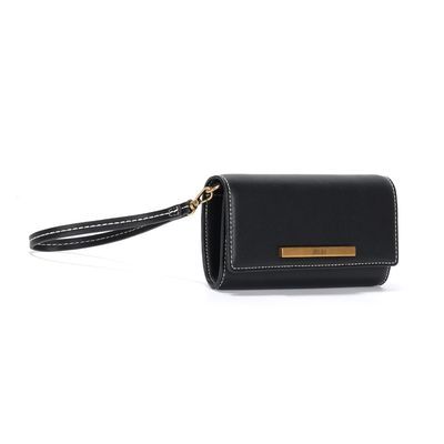 Bolsa Carteira Pequena Preta Alça de Ombro