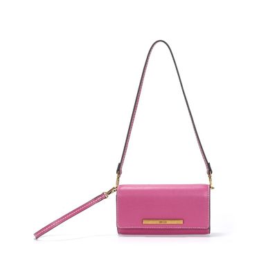 Bolsa Carteira Pequena Rosa Pink Alça de Ombro