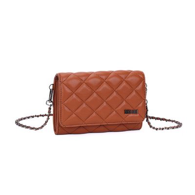 Bolsa Carteira Soft Verde Matelassê Alça Corrente