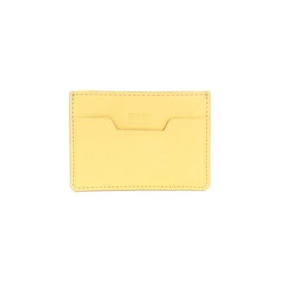 Porta Cartão Pequeno Atanado Amarelo