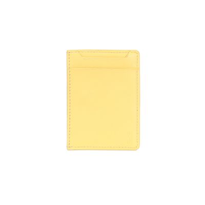 Porta Cartão Pequeno Atanado Amarelo