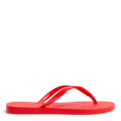 Chinelo Flip Flop Borracha Vermelho