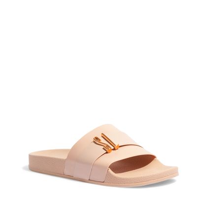 Chinelo Slide Borracha Rosa