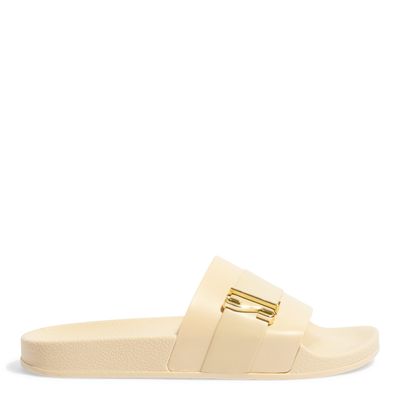 Chinelo Slide Borracha Bege Leblanc