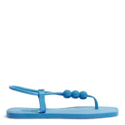 Rasteira Borracha Azul