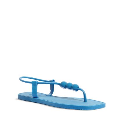 Rasteira Borracha Azul
