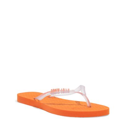 Chinelo Flip Flop Borracha Laranja