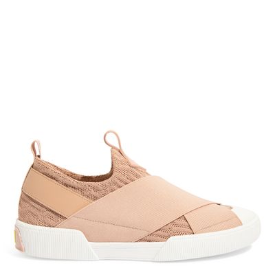 Tênis Knit Bege Elástico