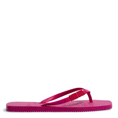 Chinelo Flip Flop Borracha Rosa Fúcsia