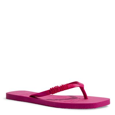 Chinelo Flip Flop Borracha Rosa Fúcsia