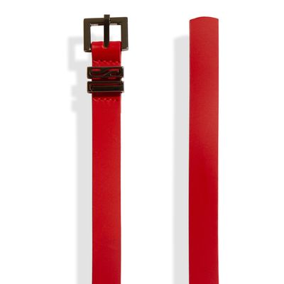 Cinto Couro Soleta Vermelho