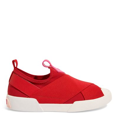 Tênis Lycra Vermelho Cereja Elástico