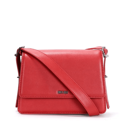 Bolsa Vermelha Alça Tiracolo Ajustável Fivela