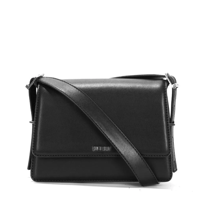 Bolsa Preta Alça Tiracolo Ajustável Fivela