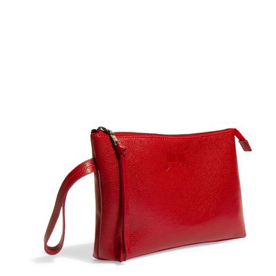 Clutch Couro Floater Vermelho - Linha Genuine Leather