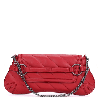 Bolsa Vermelha Tiracolo Soft Alça Corrente