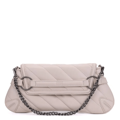 Bolsa Creme Tiracolo Soft Alça Corrente
