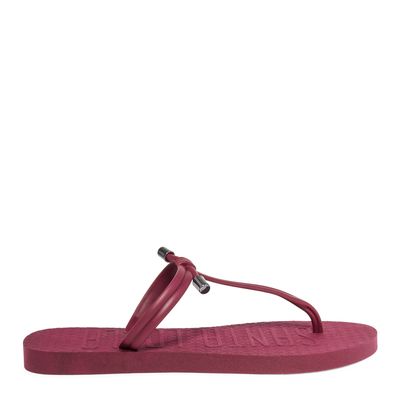 Chinelo Flip Flop Borracha Borgonha