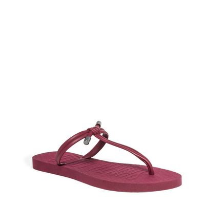 Chinelo Flip Flop Borracha Borgonha