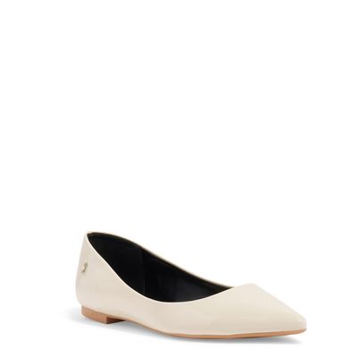Sapatilha Verniz Off White Bico Fino