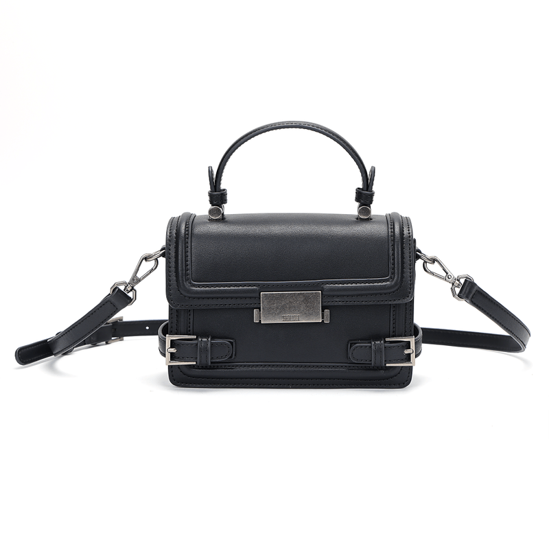 ランキングや新製品 Duas Preta Atanado Material Pequena Bolsa Alças Lolla Santa - リンス・コンディショナー