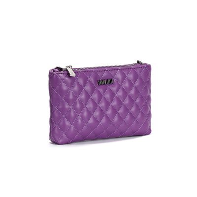 Bolsa Soft Matelassê Roxo Viola Alça Transversal